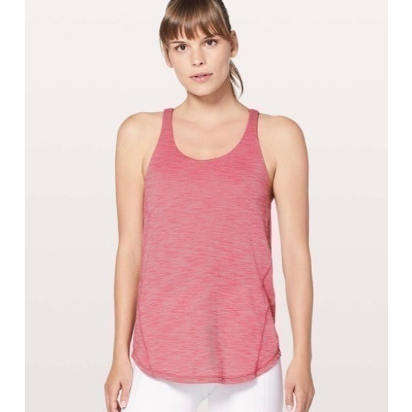 Lululemon Moment To Movement 2-In-1 Tank Heathered Cherry Tint!! No longer made! - Picture 1 of 16
